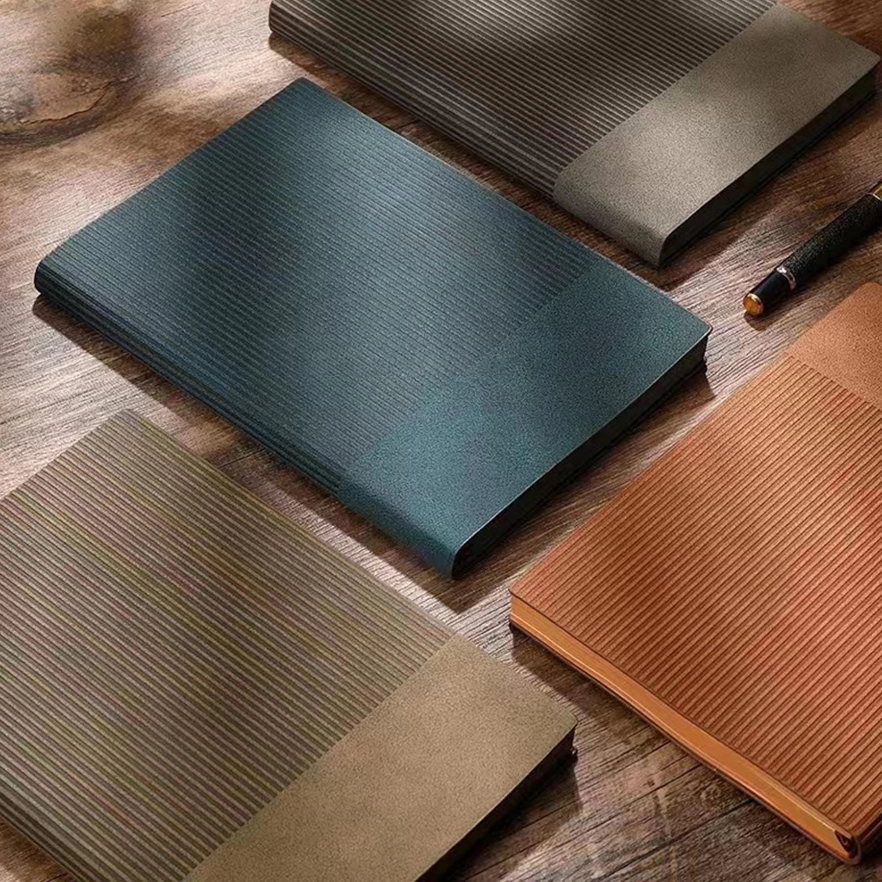 A5 Office PU Leather Cover Notebooks 3