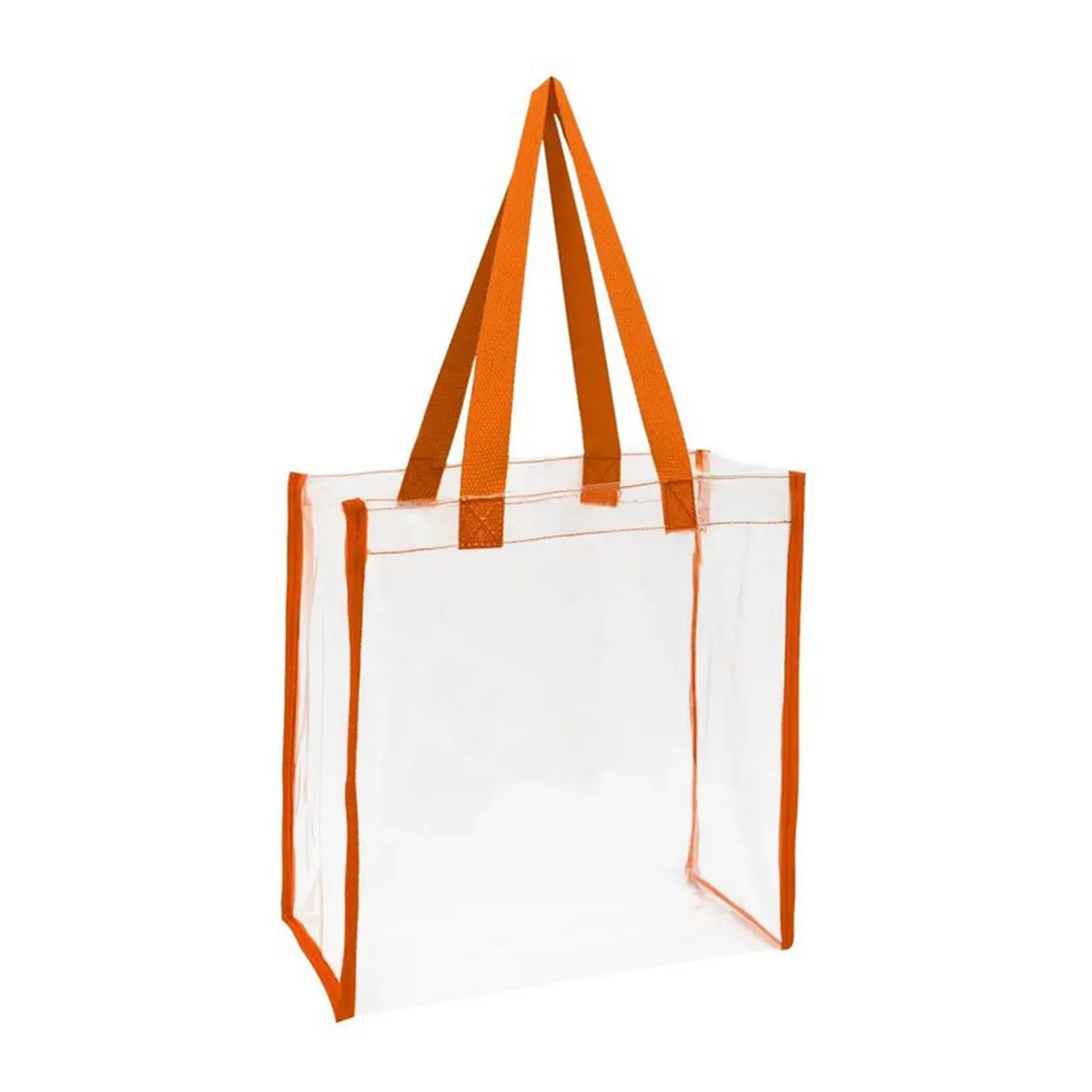 Clear Vinyl Stadium Compliant Tote Bag MOQ100 4