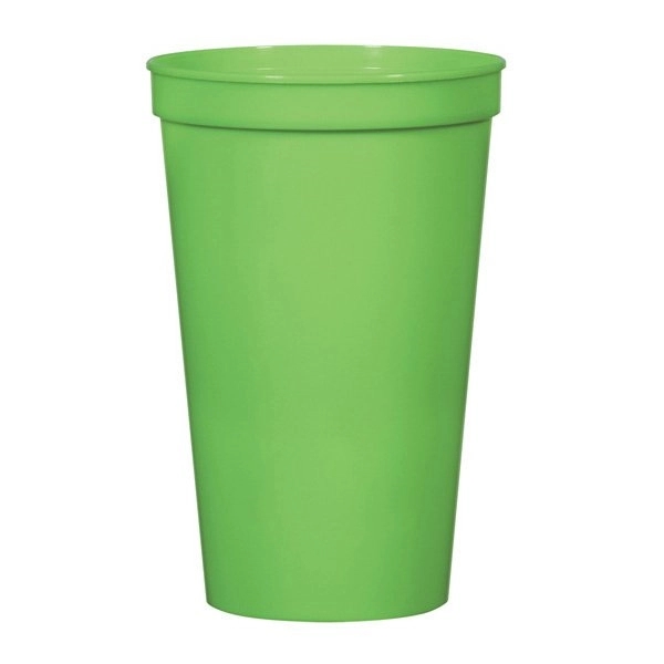 22 Oz Reusable Plastic Stadium Cups 4