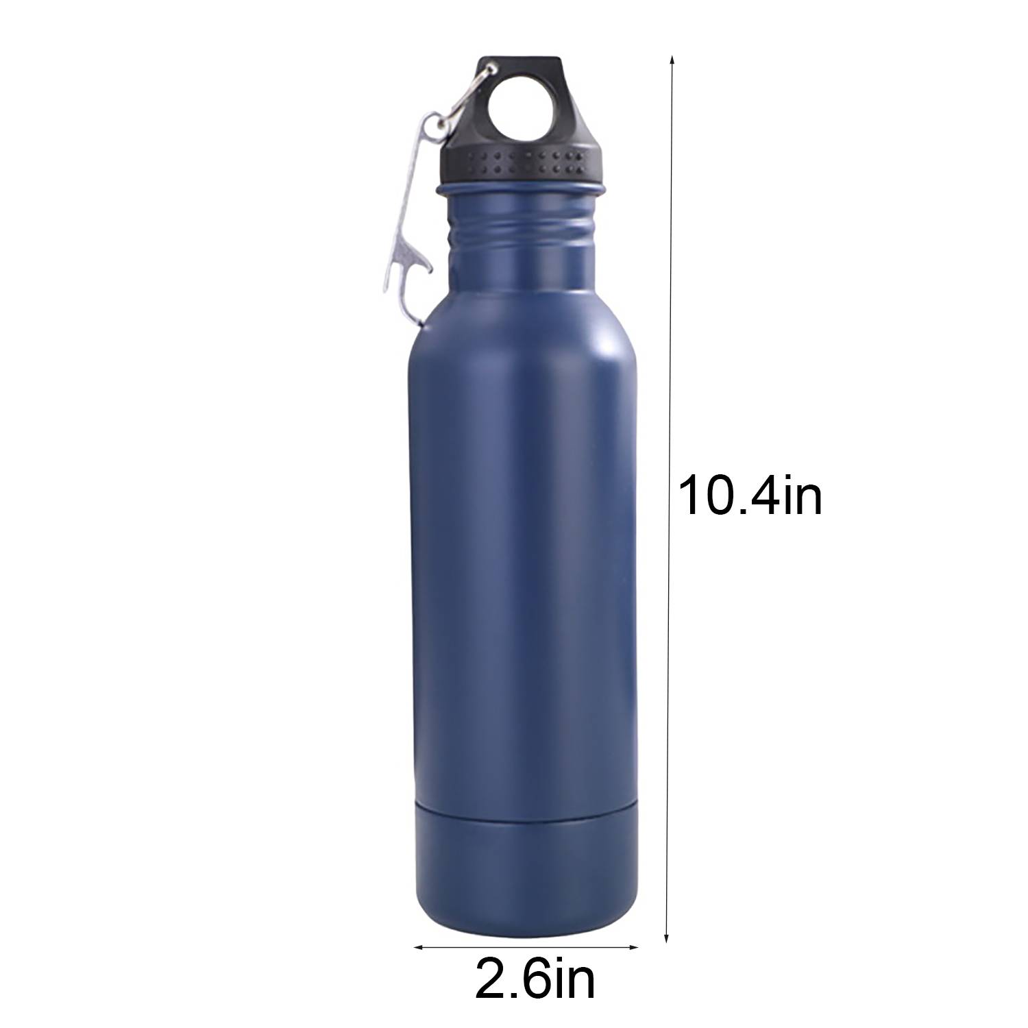 12oz Stainless Steel Beer Cooler Bottle w/ Opener 15