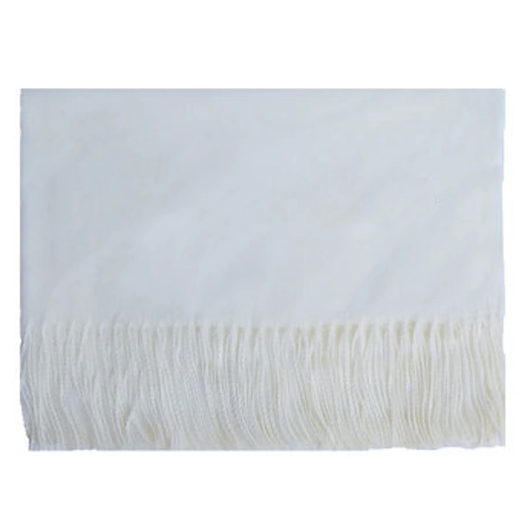 230G Winter Cashmere Scarf With Fringes 8
