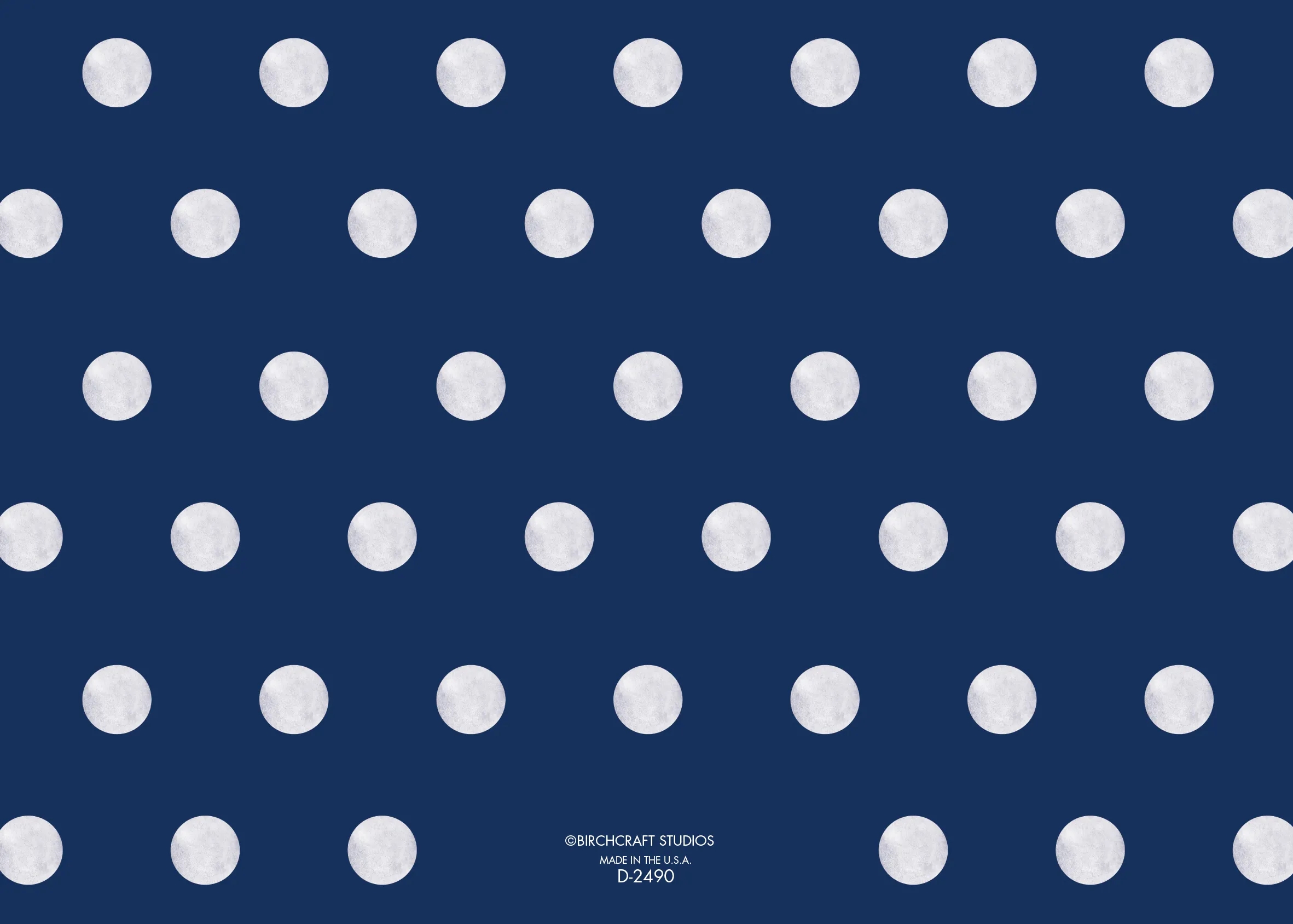 Navy Banners & Dots Holiday Photo Card 3