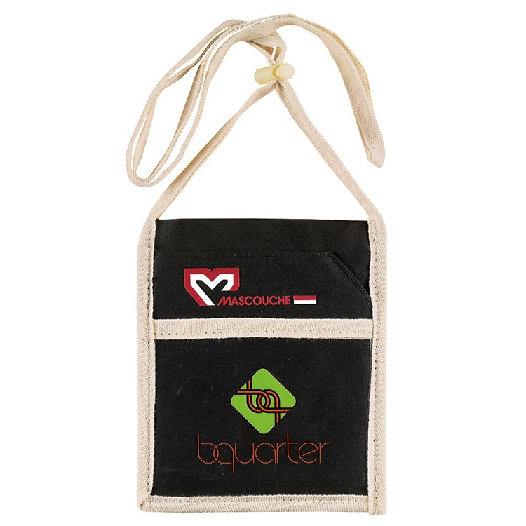 Eco Canvas Convention Neck Wallet 7