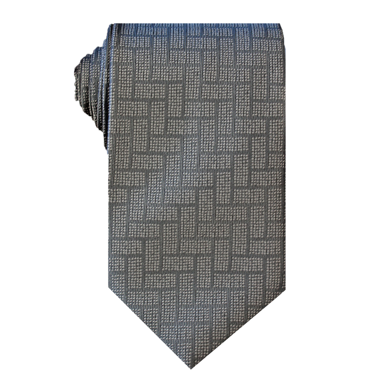 Rectangular Build Grey Tie 1