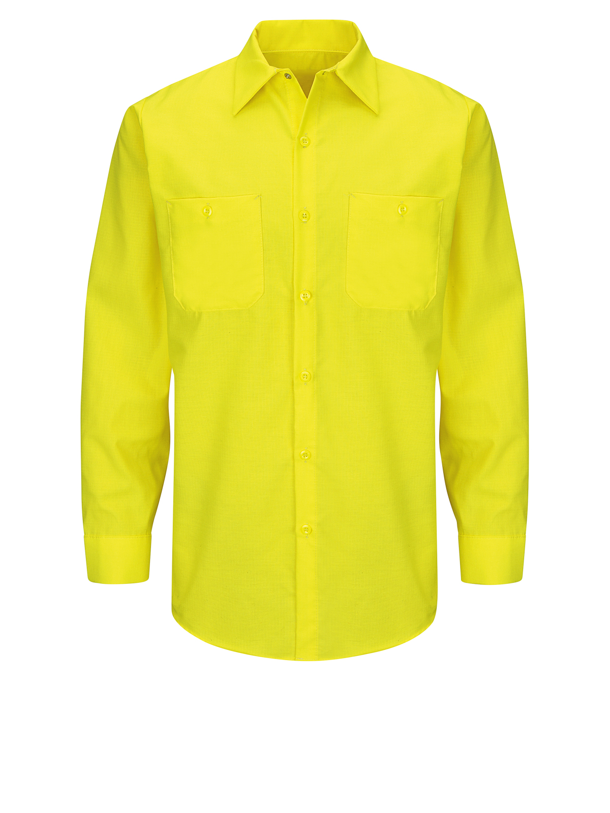 Red Kap Hi-Visibility - Men's Hi-Visibility Long Sleve Ripstop Work Shirt 1