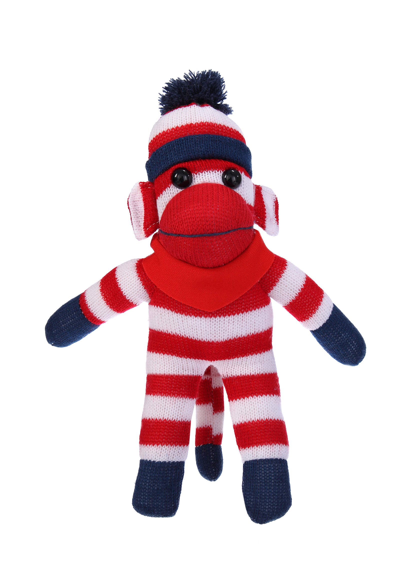 Patriotic Sock Monkey with Bandana 4
