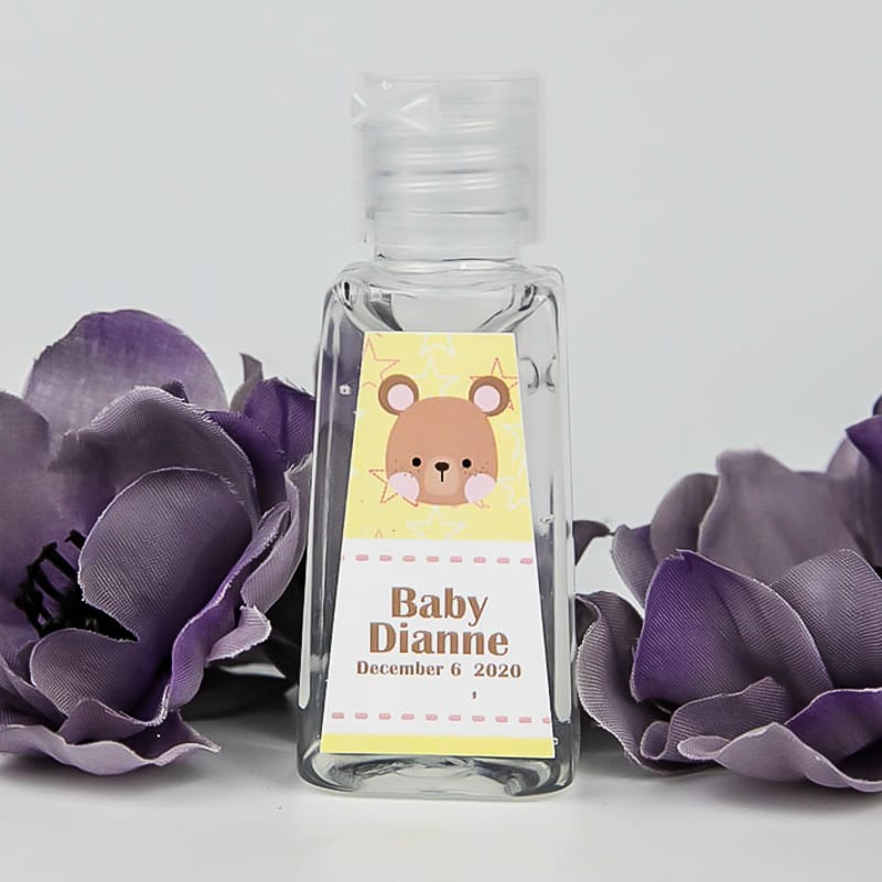 1oz Custom Hand Sanitizer Triangle Bottles 15