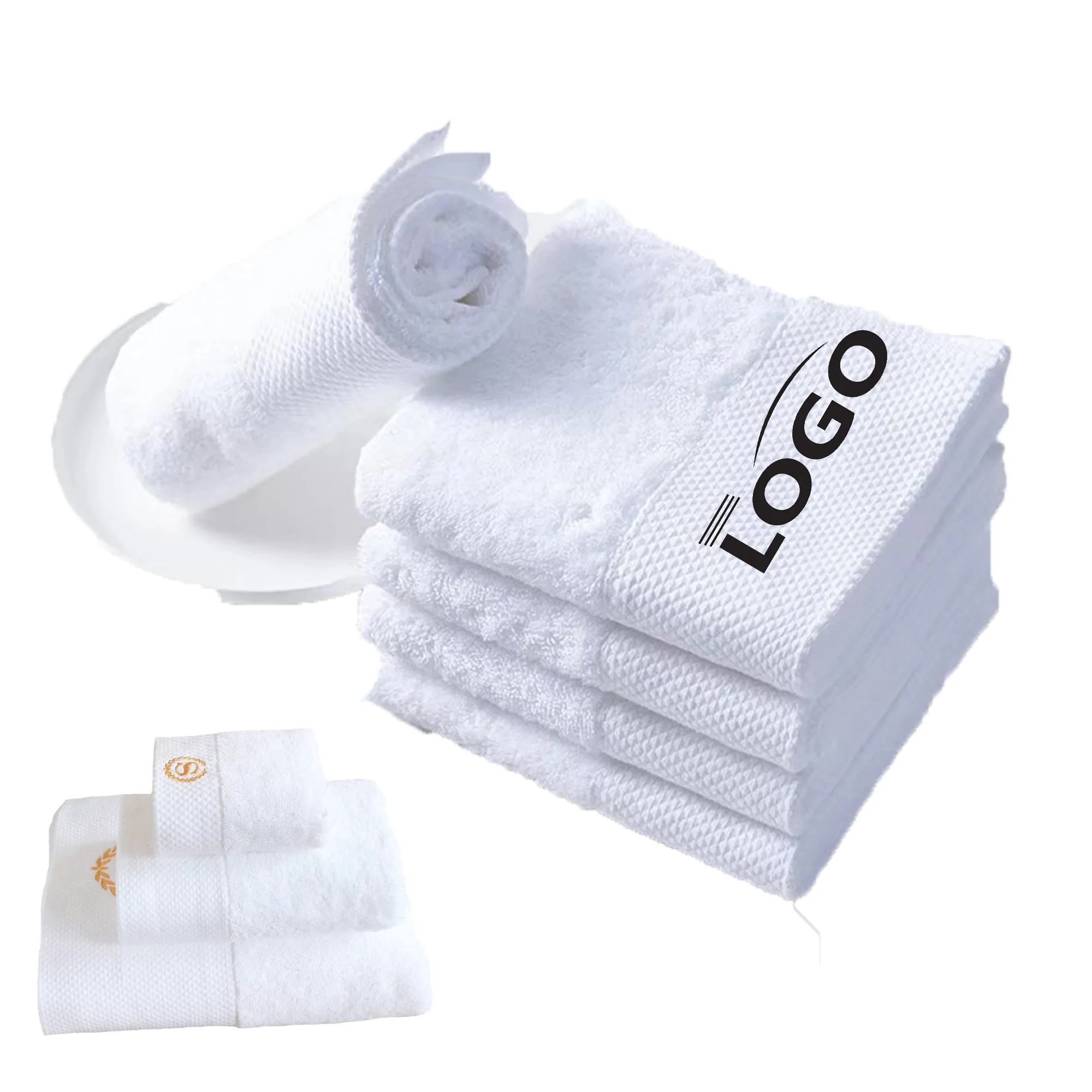 Hotel Bath Towel 100% Cotton White Home Spa 5