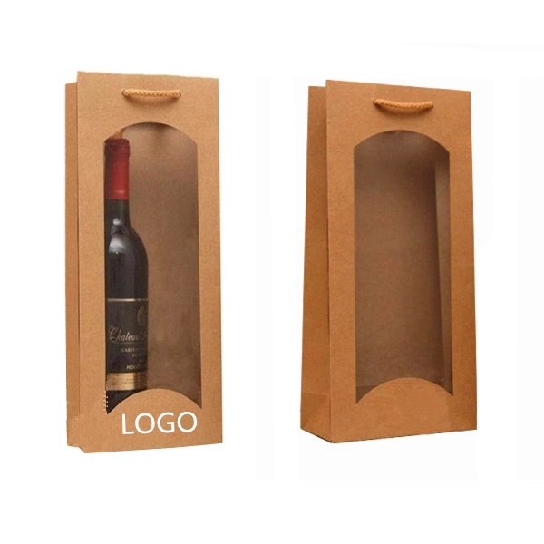 2 Bottle Wine Bag with Window 2