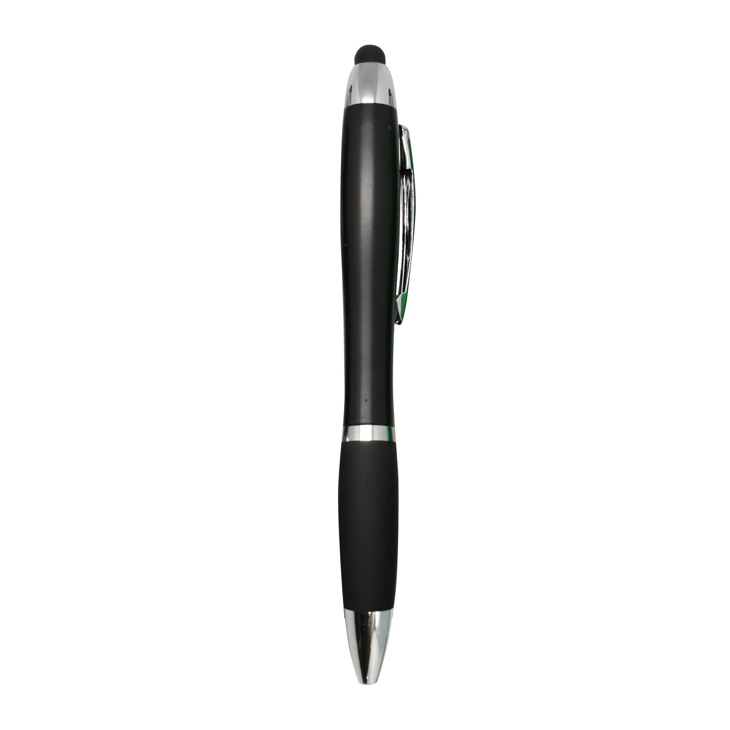 Curvy Plastic Light Up Pen with Stylus 11