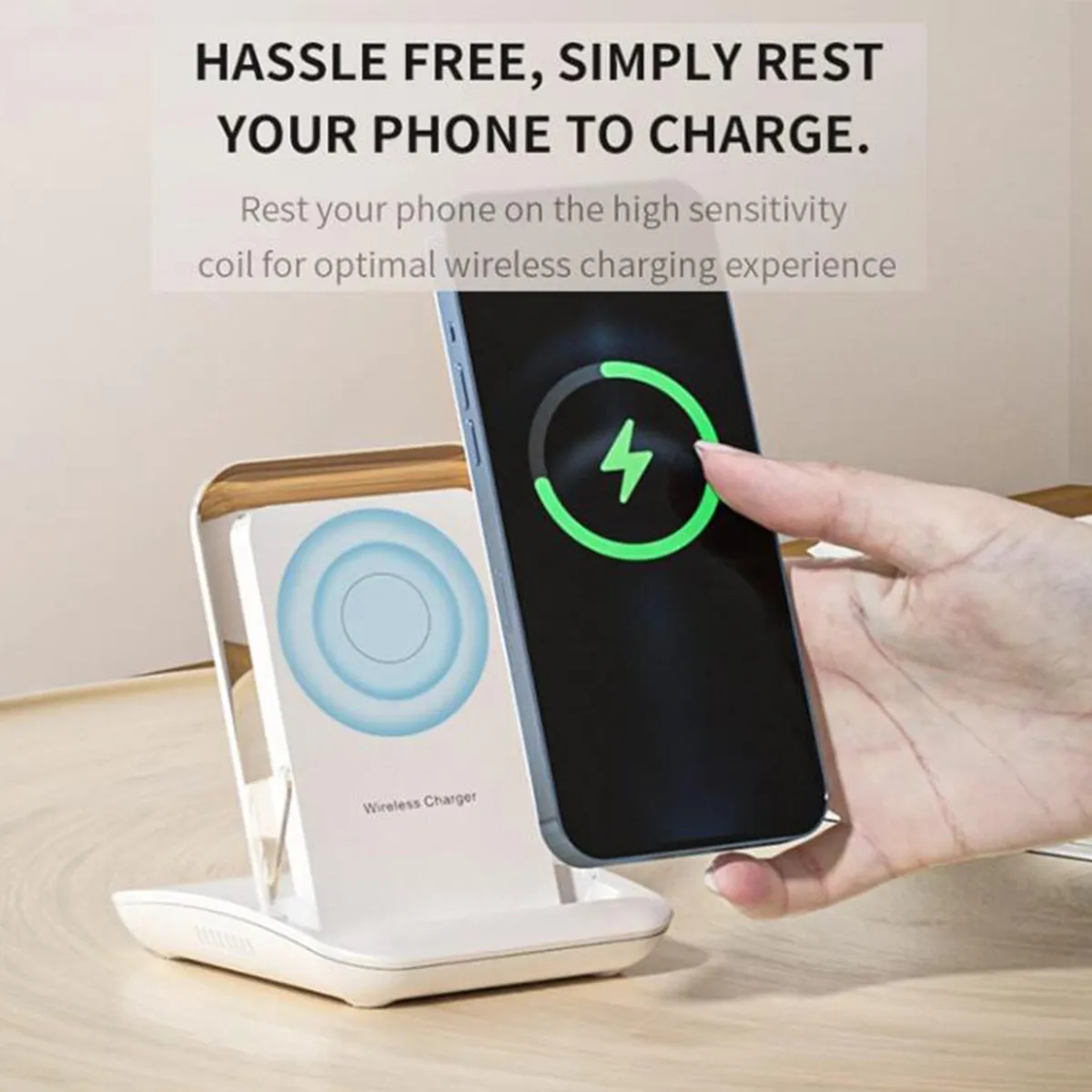 Magnetic Flash Amplification Wireless Phone Charger Holder 2