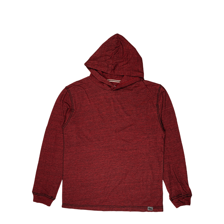 IRON NEEDLE SLUB HOODIE 1