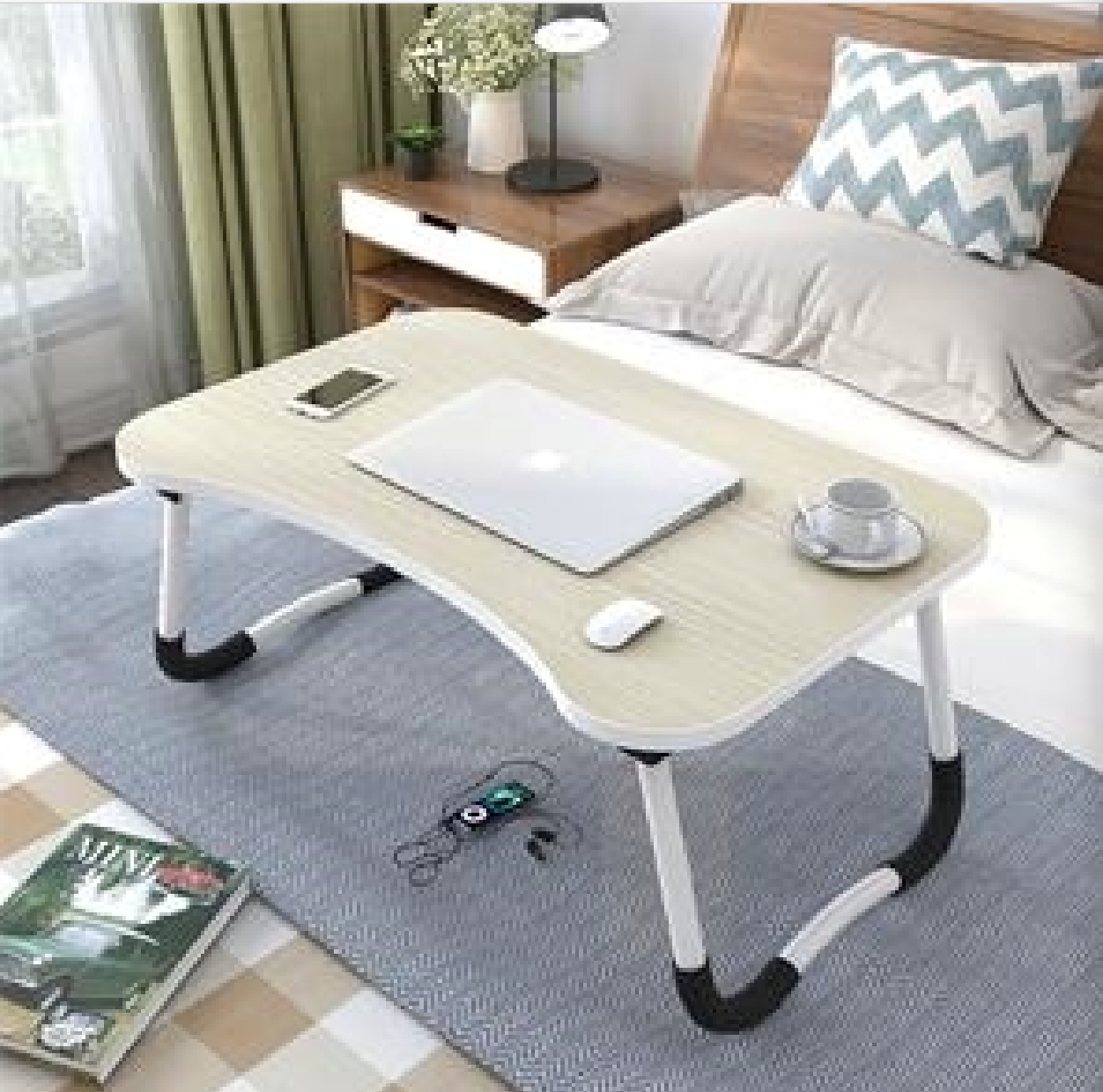 Adjustable Laptop Bed Table Lap Desk 7