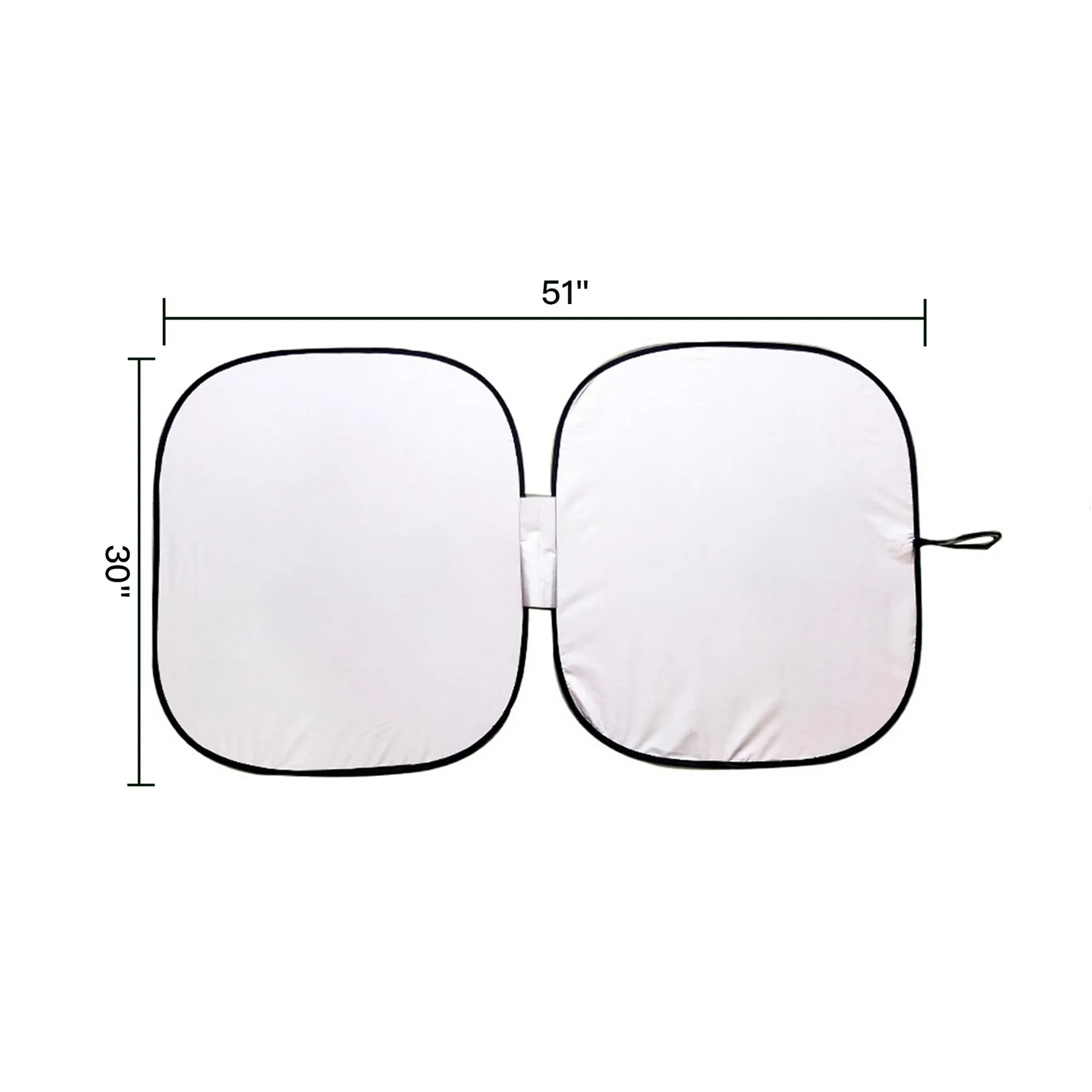 Polyester Car Windshield Sun Shade With Pouch MOQ100 2