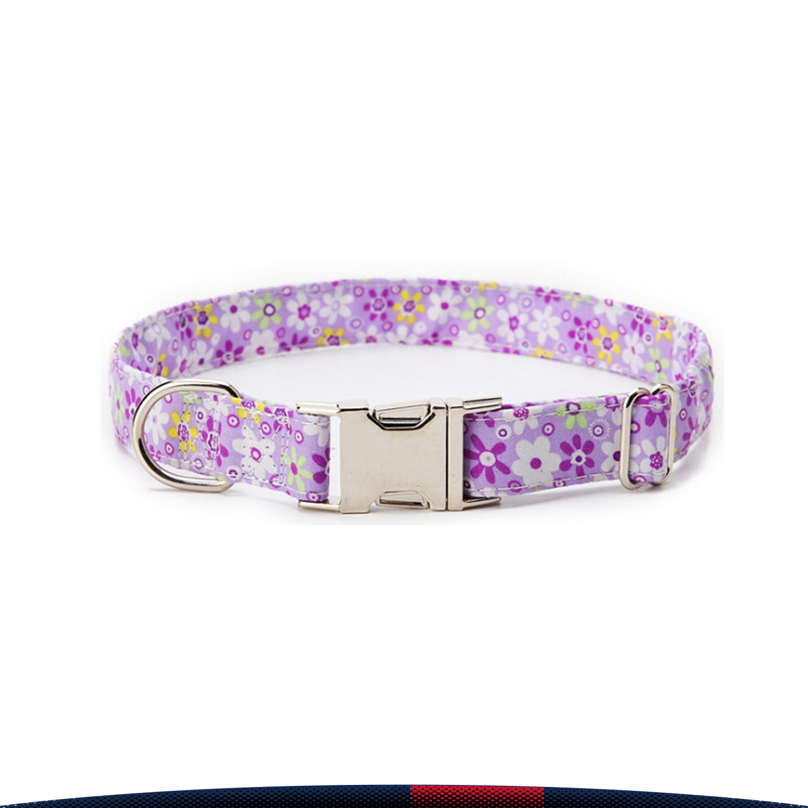 Fuzzlet Floral Dog Collar 1