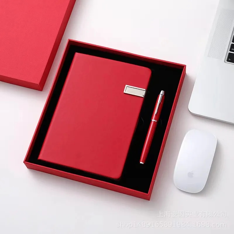 Custom A5 Notebook with USB Drive Two-in-One Gift Box Set 3