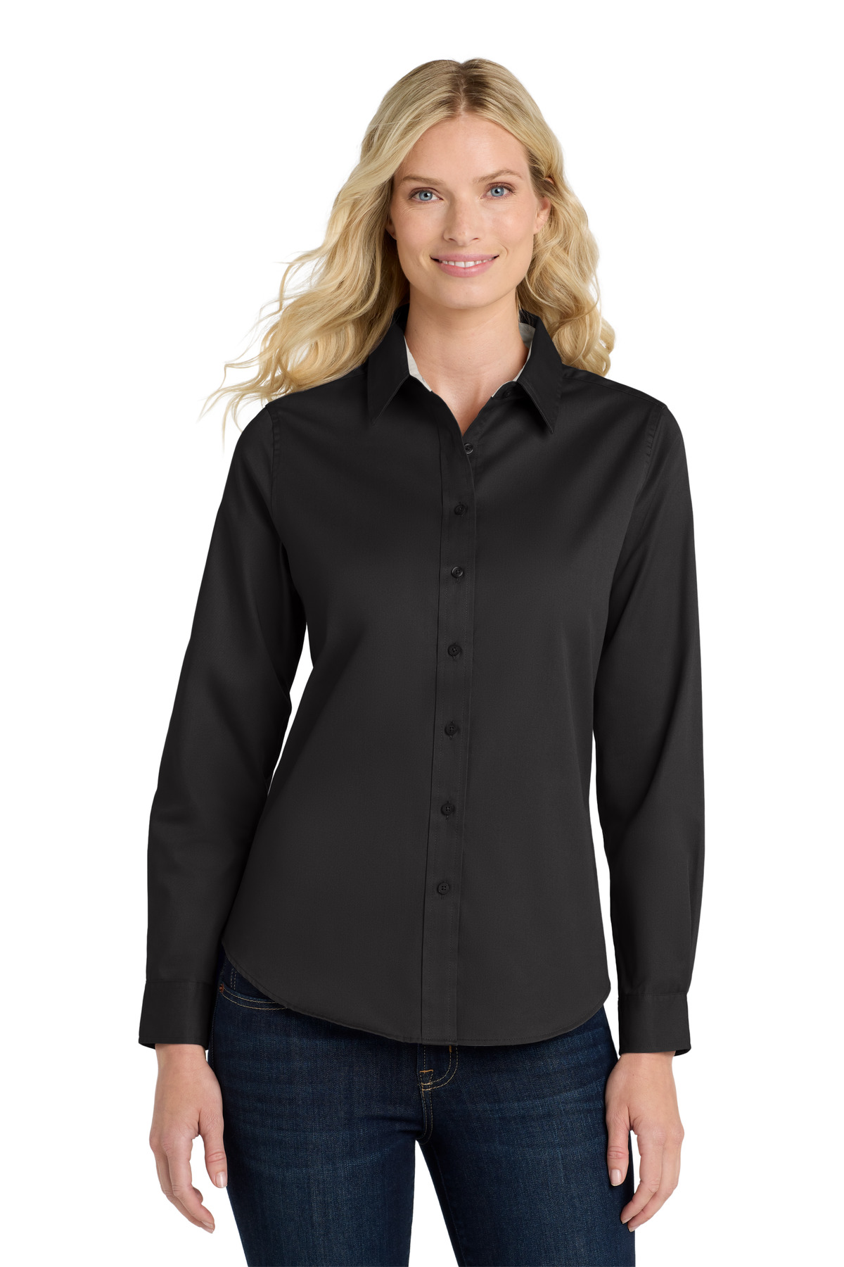 Port Authority Women's Long Sleeve Easy Care Shirt. L608 101