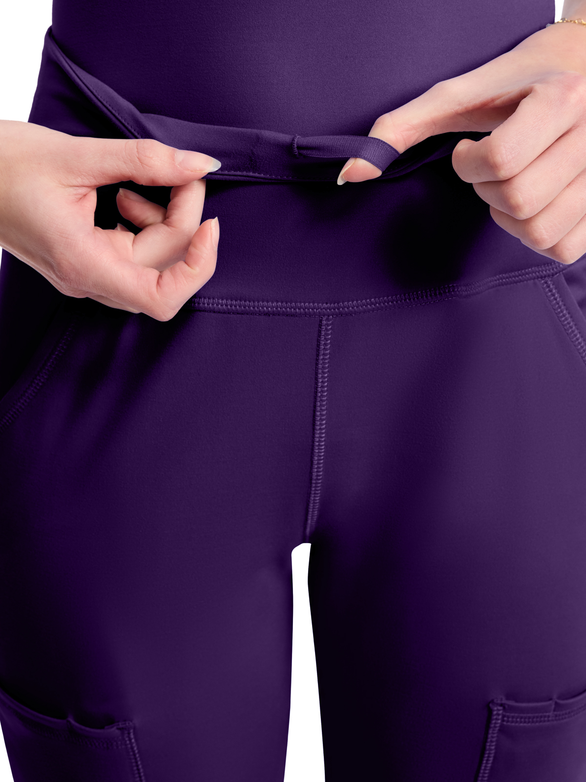 Med Couture - MC AMP KNIT - Women's 5-Pocket Flare Leg Yoga Pant 13