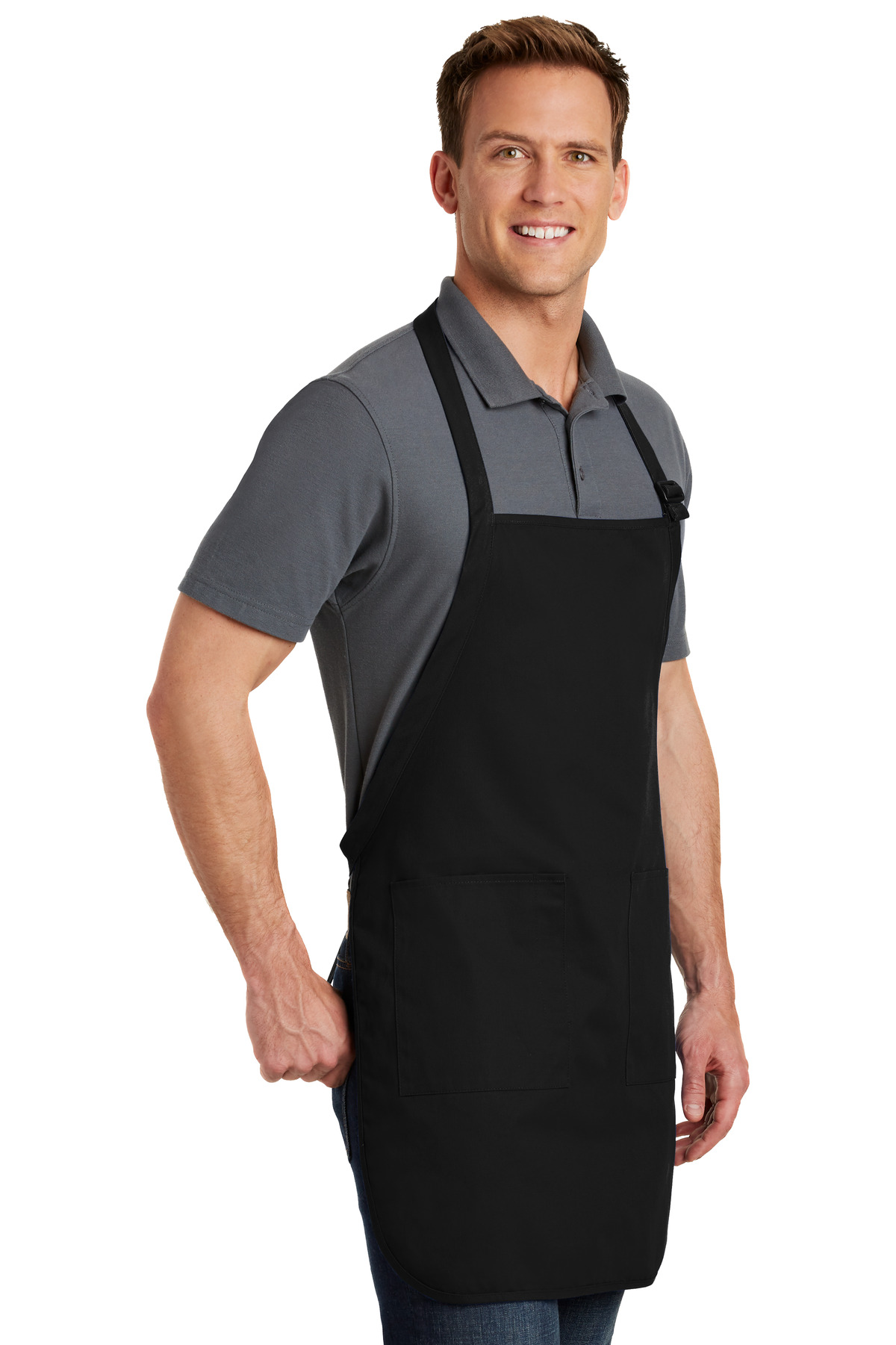 Full-Length Apron with Pockets