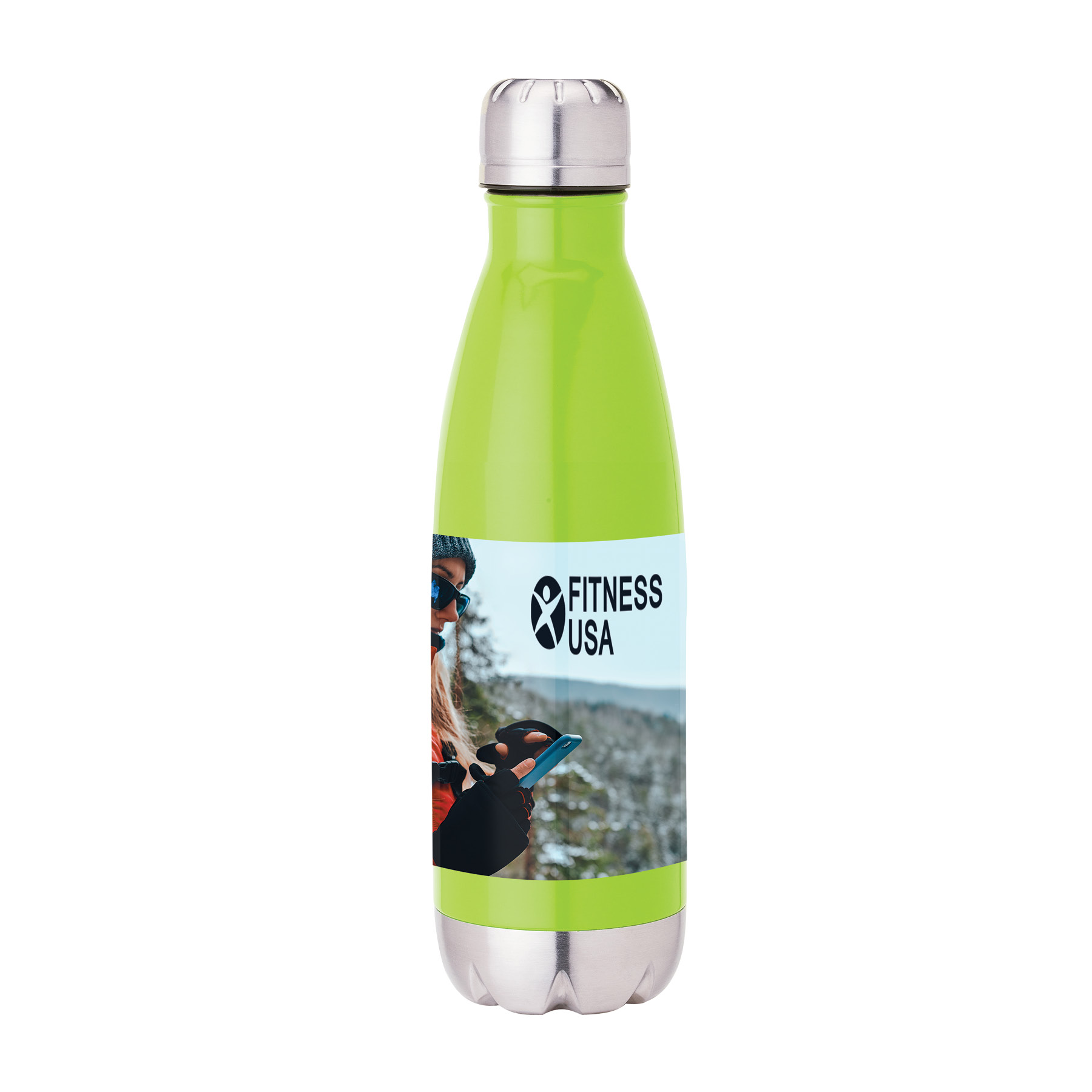 Solana 17 oz. 304 Stainless Steel Vacuum Bottle with Copper Lining 2
