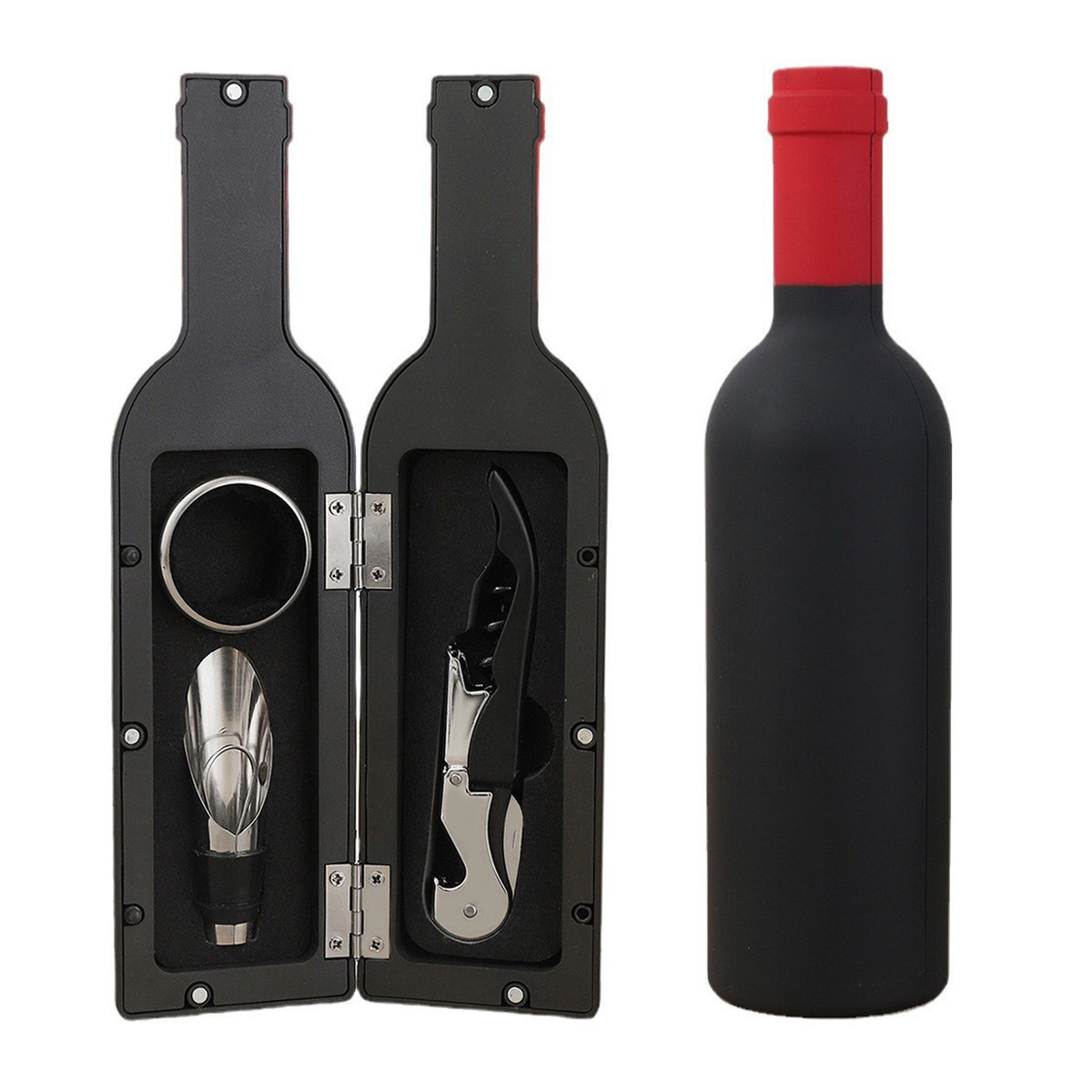 Premium Wine Accessories Set of 3 with Bottle Opener - Gift Item 5