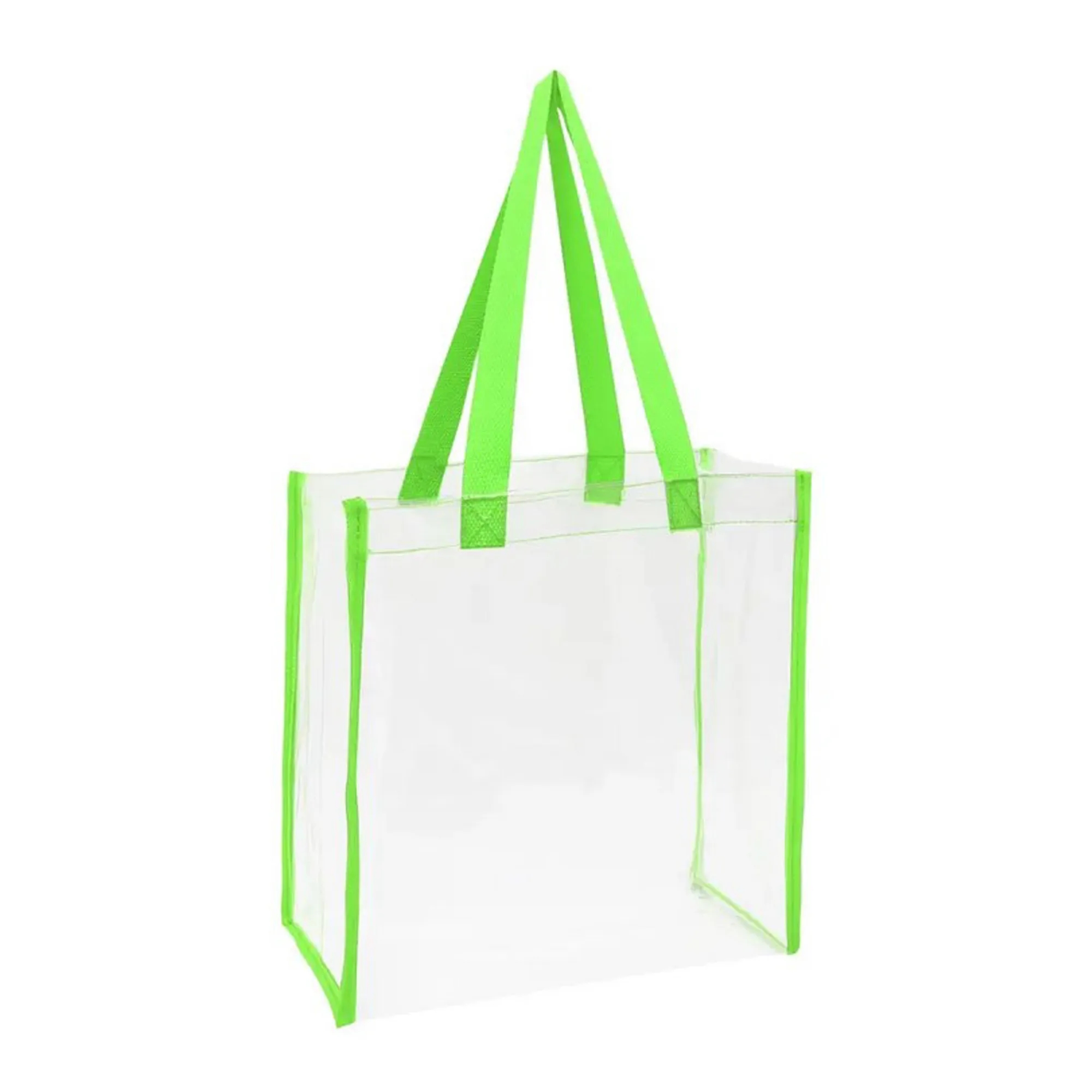 Clear Vinyl Stadium Compliant Tote Bag MOQ100 1