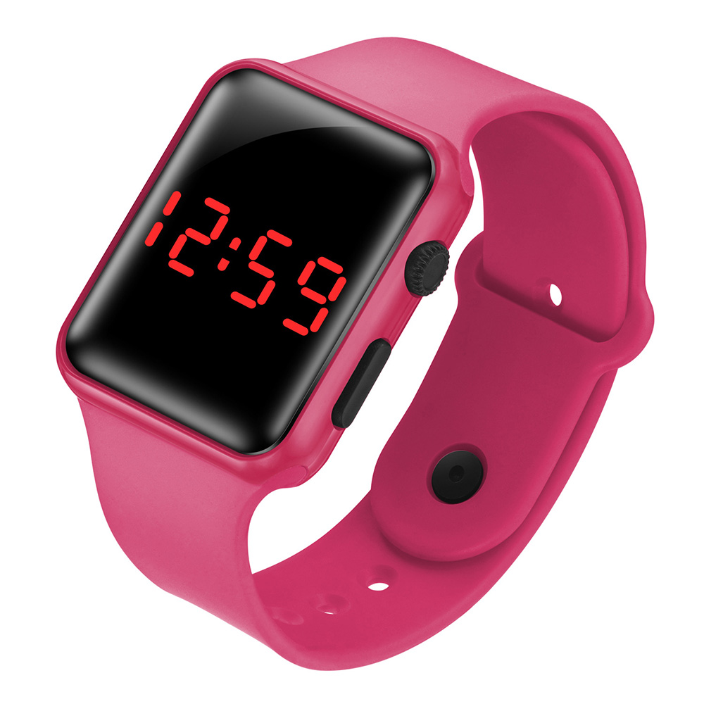 Children LED silicone electronic watch 6