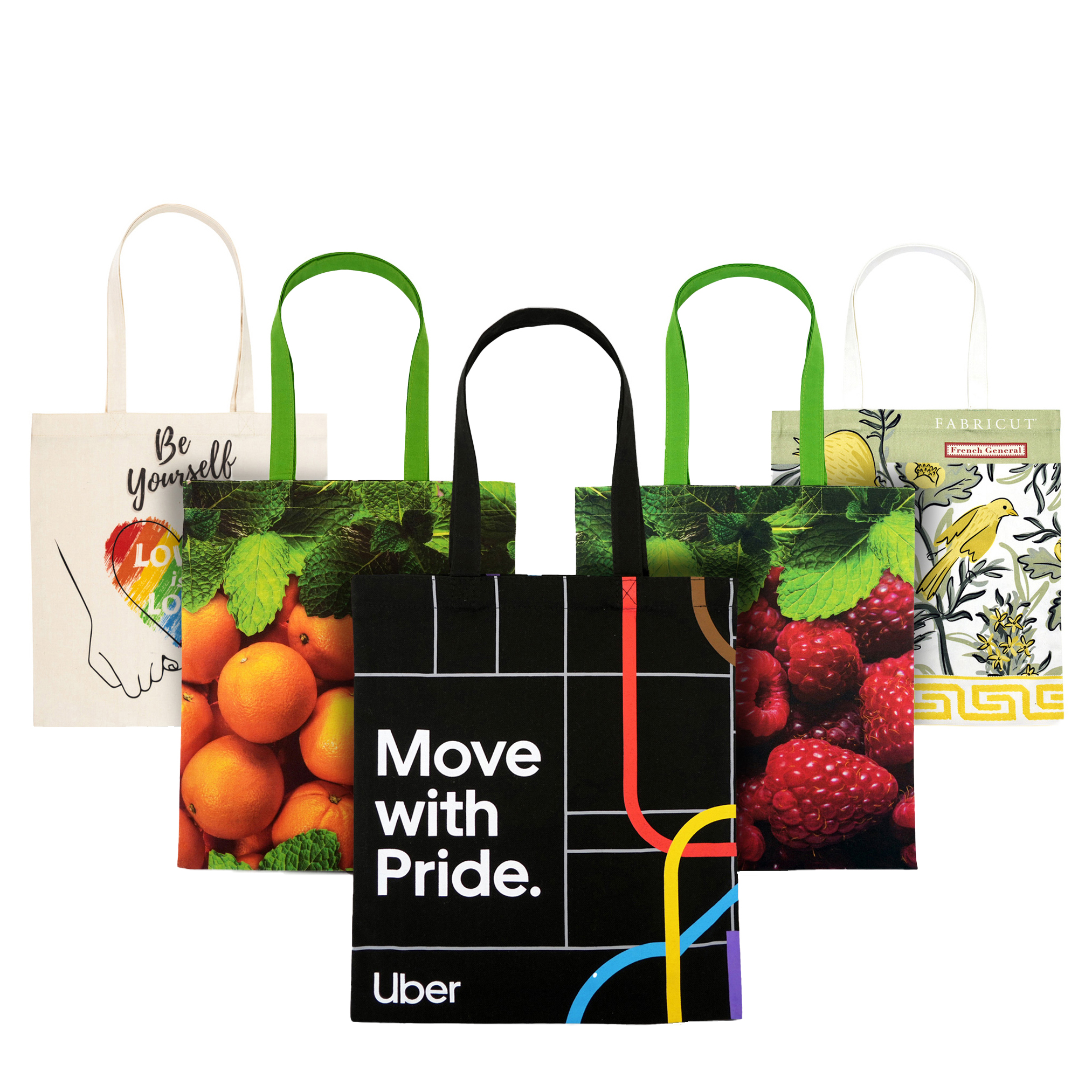 8 Oz. Full-Color PremiumPrinted Cotton Canvas Tote Bag (14"x16") 1