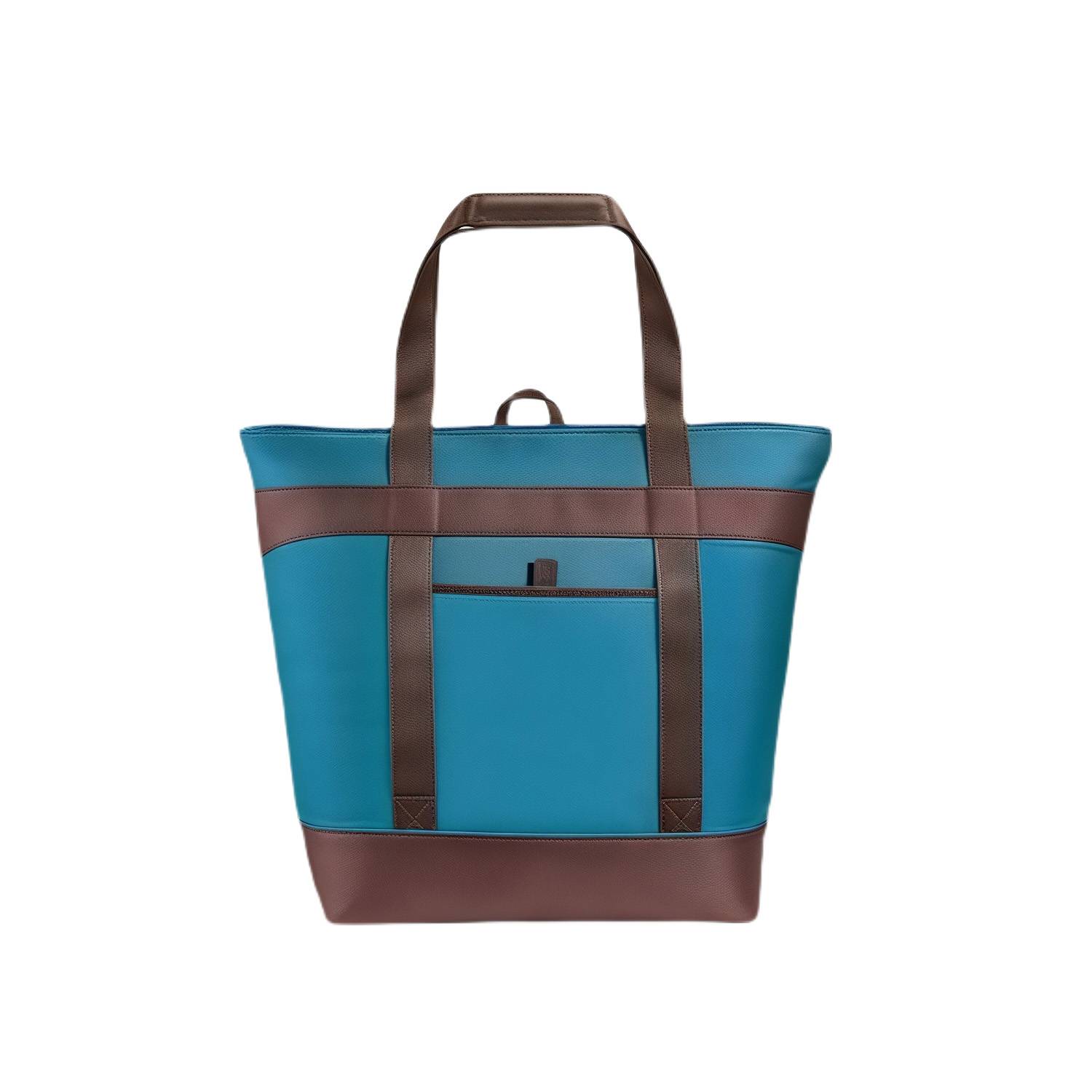 15L Two Tone Oxford Insulated Cooler Tote Bag w/ Handle 7