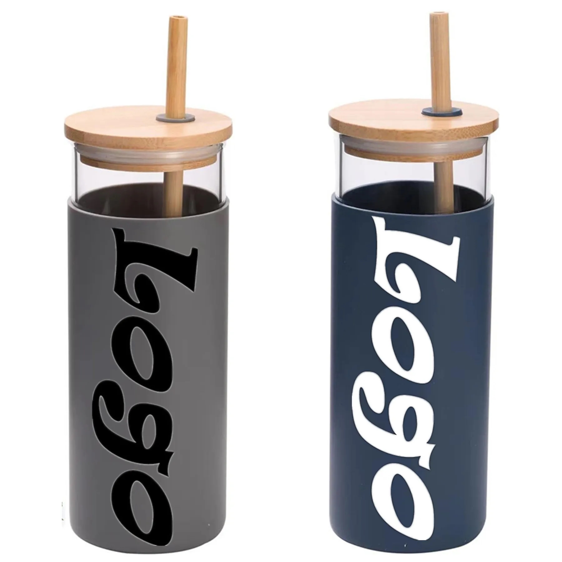 Glass Tumbler With Straw 5