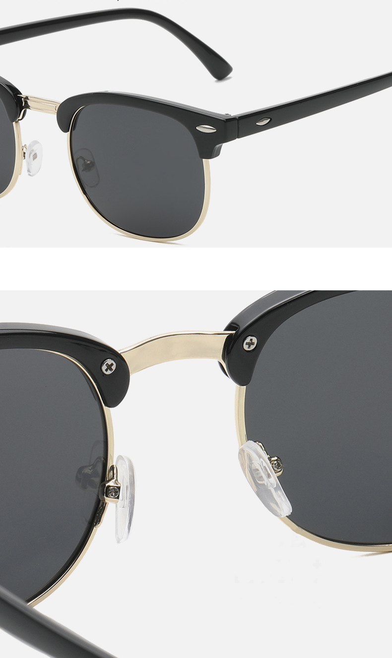 Half Frame Sun Glasses Vintage Sunglasses 9