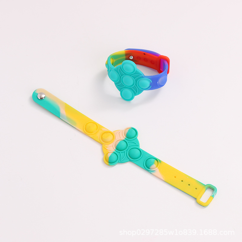 Silicone Bracelet Stress Reliever Pop it Fidget Toy 2