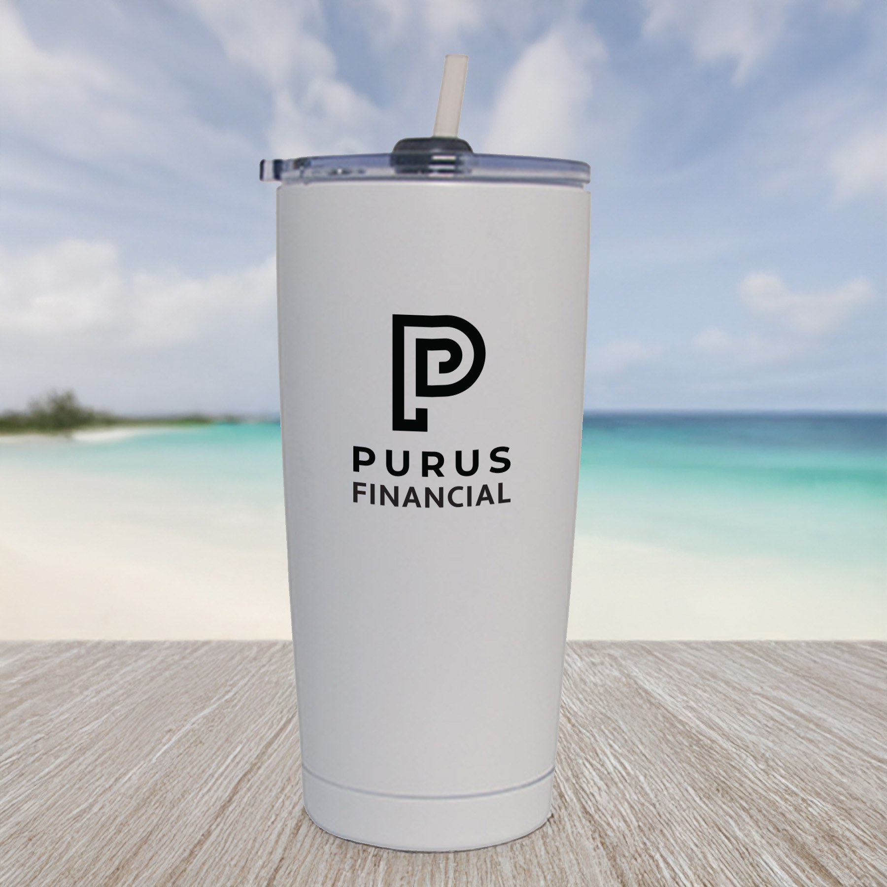 Revelstoke 600 Ml. (20 Fl. Oz.) Tumbler With Straw 1