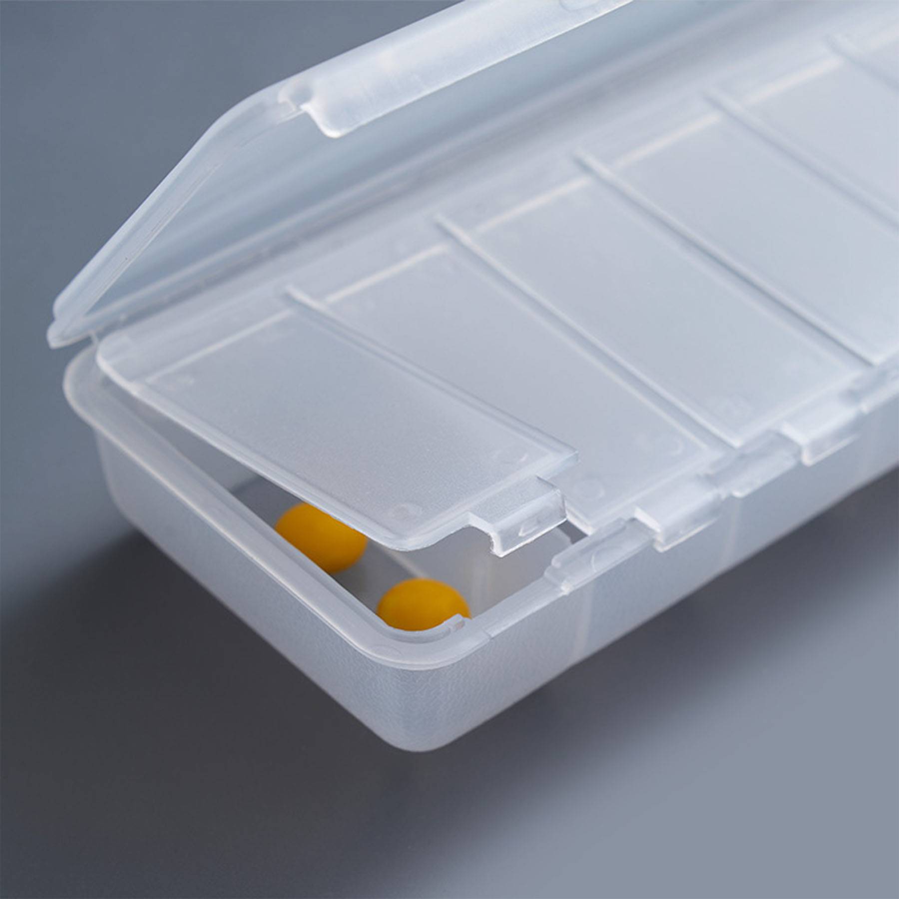 PP 7-Day Dispenser with Sticky Note Small Pill Holder 6