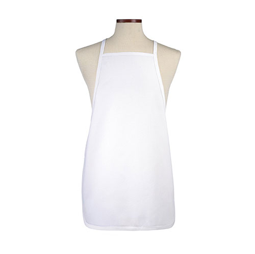 White Adjustable Bib Apron 2
