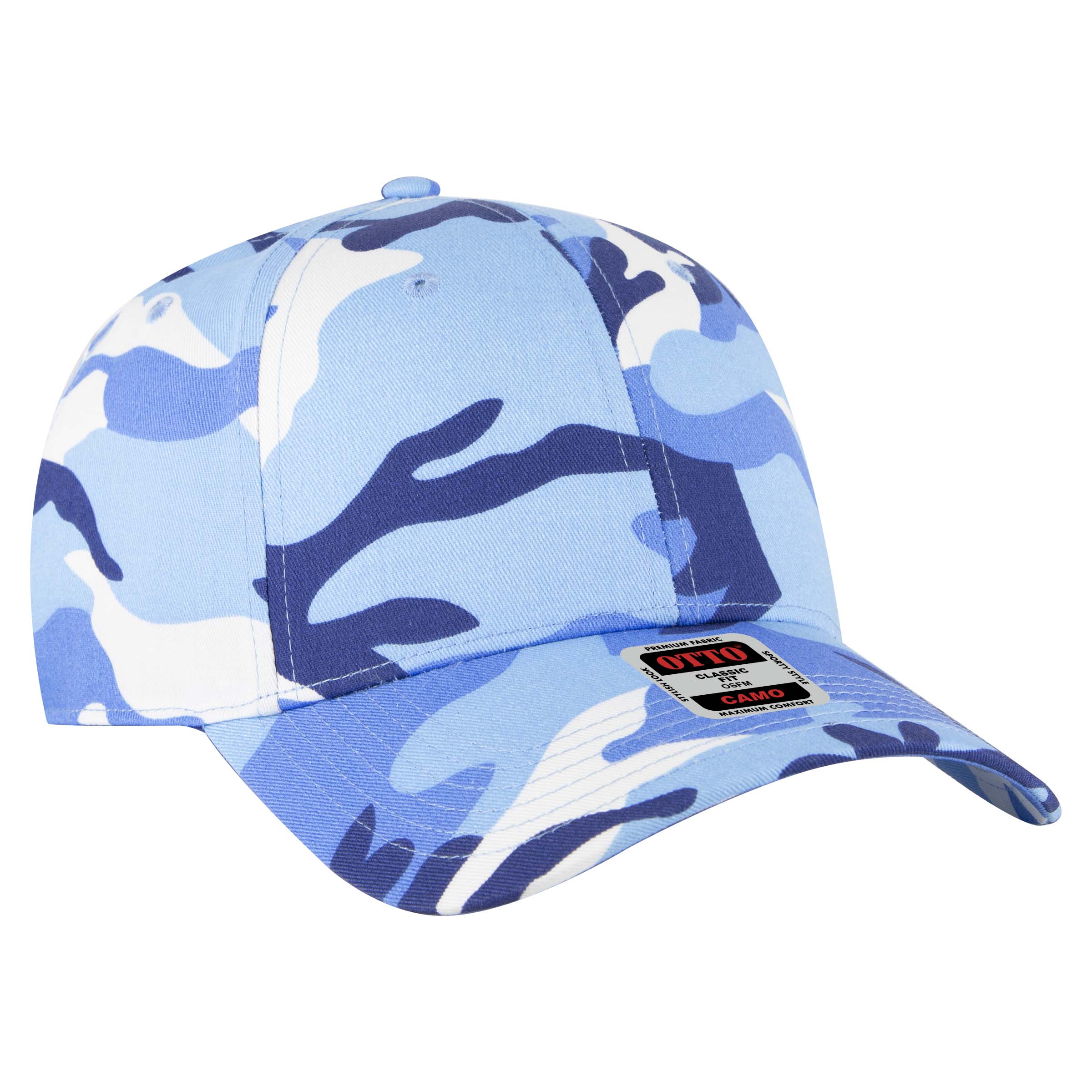 OTTO CAP Camouflage 6 Panel Low Profile Baseball Cap