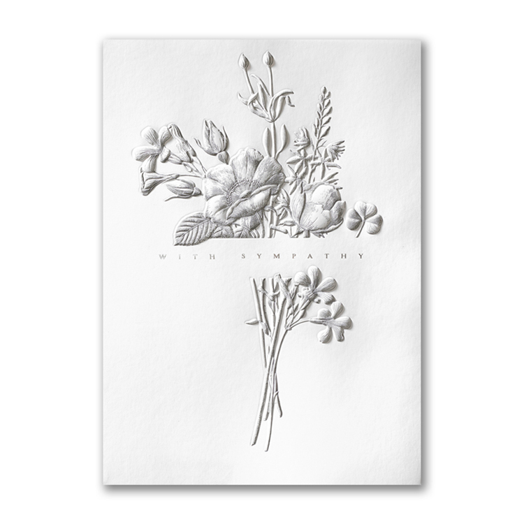 Wildflower Thoughts Sympathy Card 2