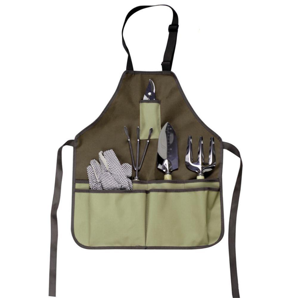 Oxford Cloth Gardening Aprons Work Tool Bag with Pockets 3