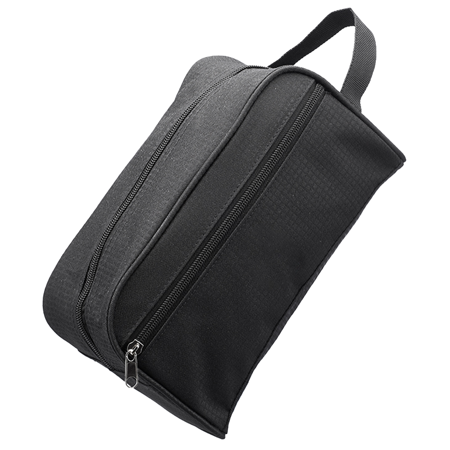 Classic Toiletry Bag w/ Handle & Side Zipper Pockets 2