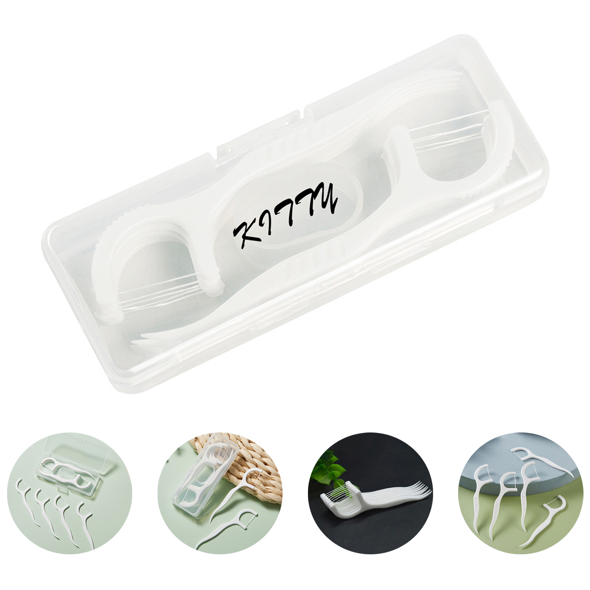 10 Pcs Dental Floss Kit