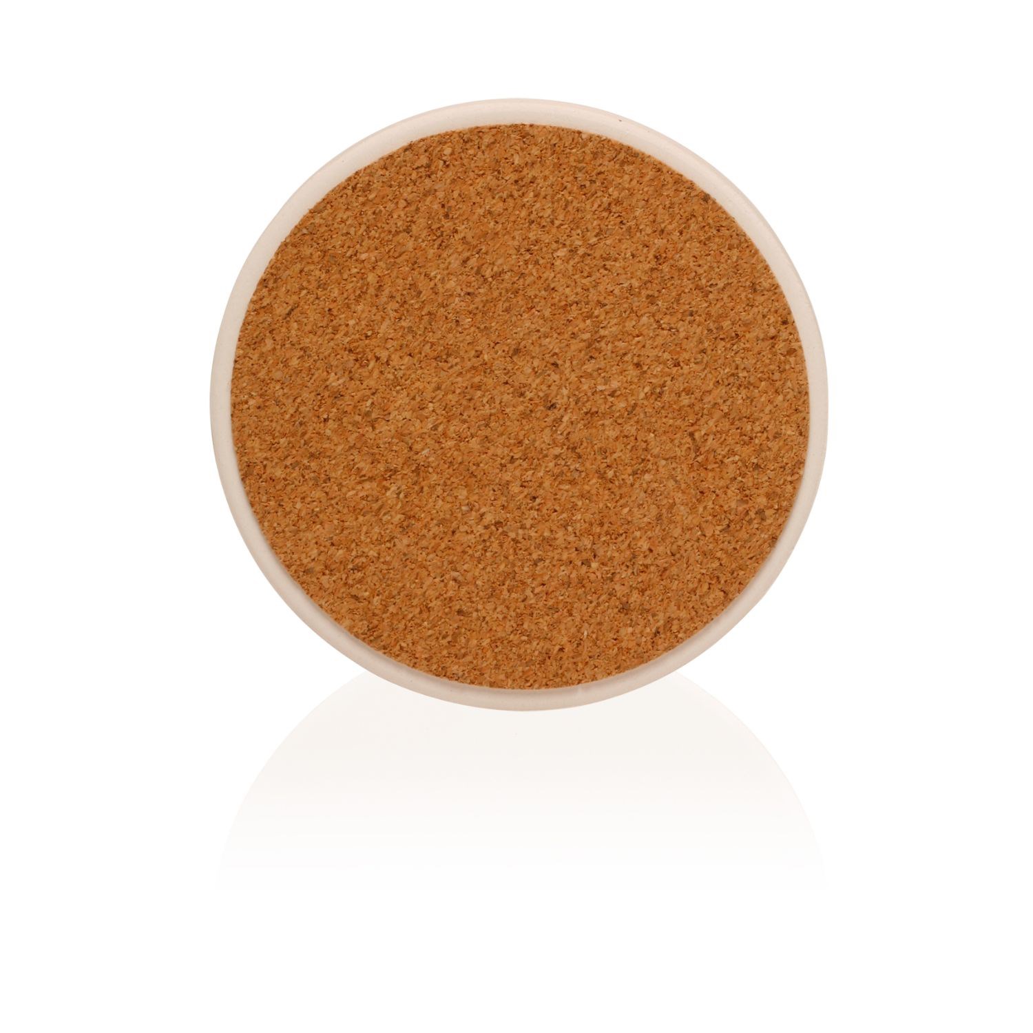 USA Printed 4" Round Ceramic Coaster w/ Custom Logo 3
