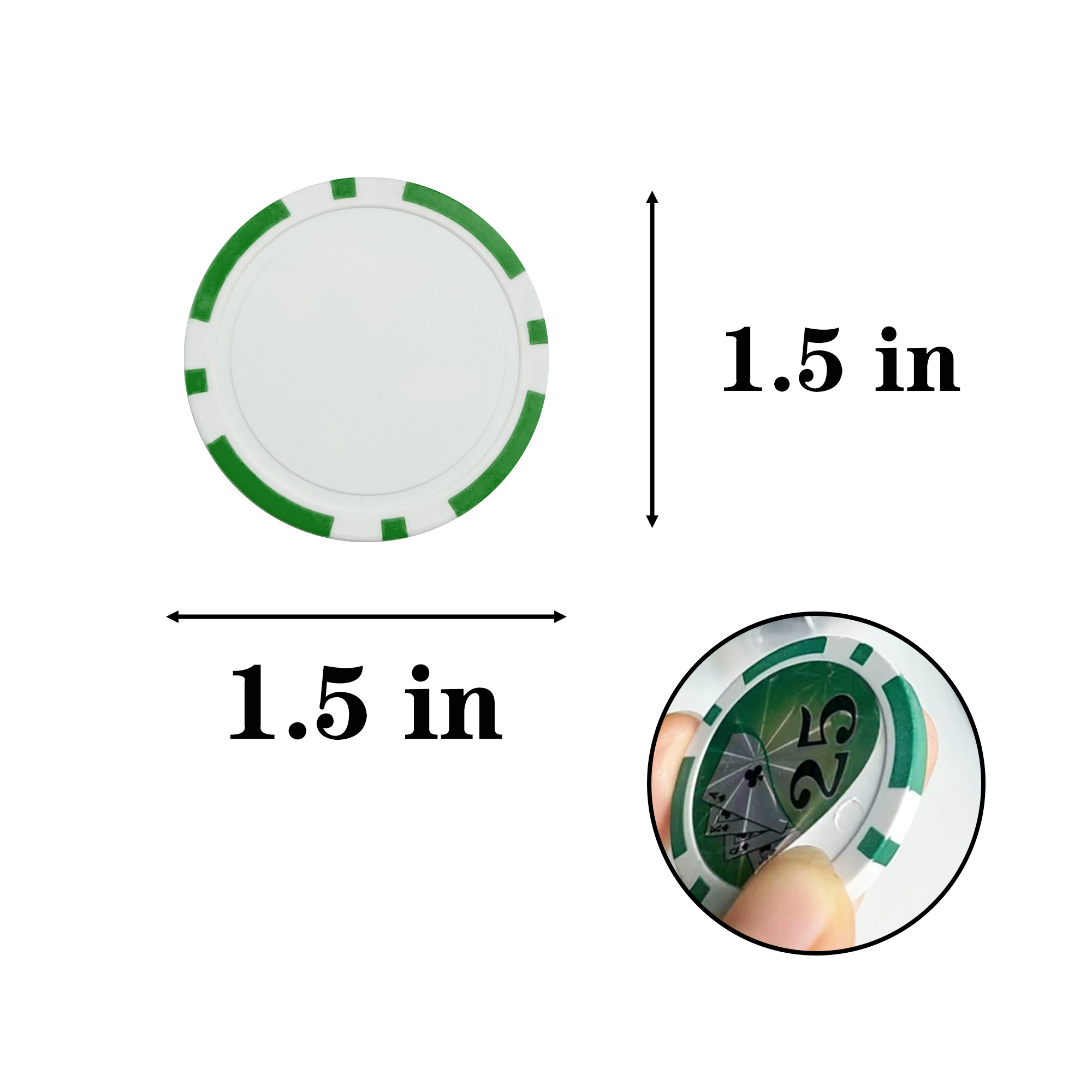 Entertainment Poker Chips Game Currency 5