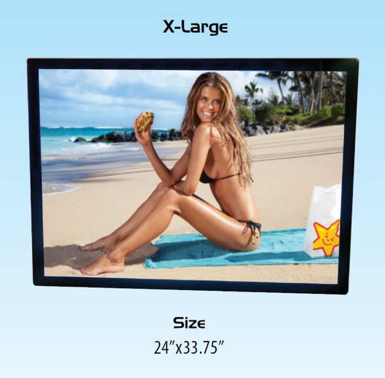 LED Backlit Sign Extra Large Changeable Graphics 24"x33.75"