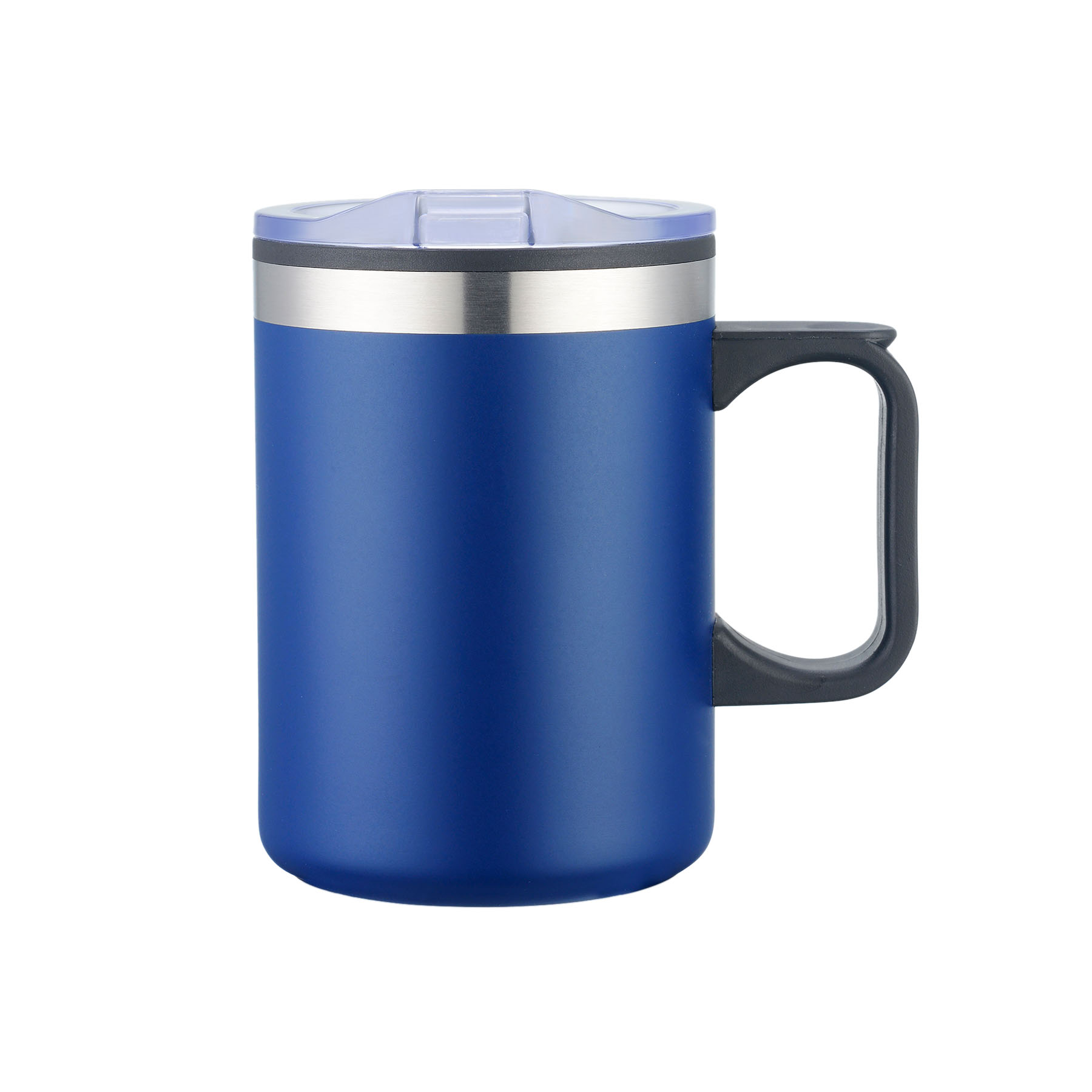 14oz. Double Wall Camping Mug w/ Clear Lid 5