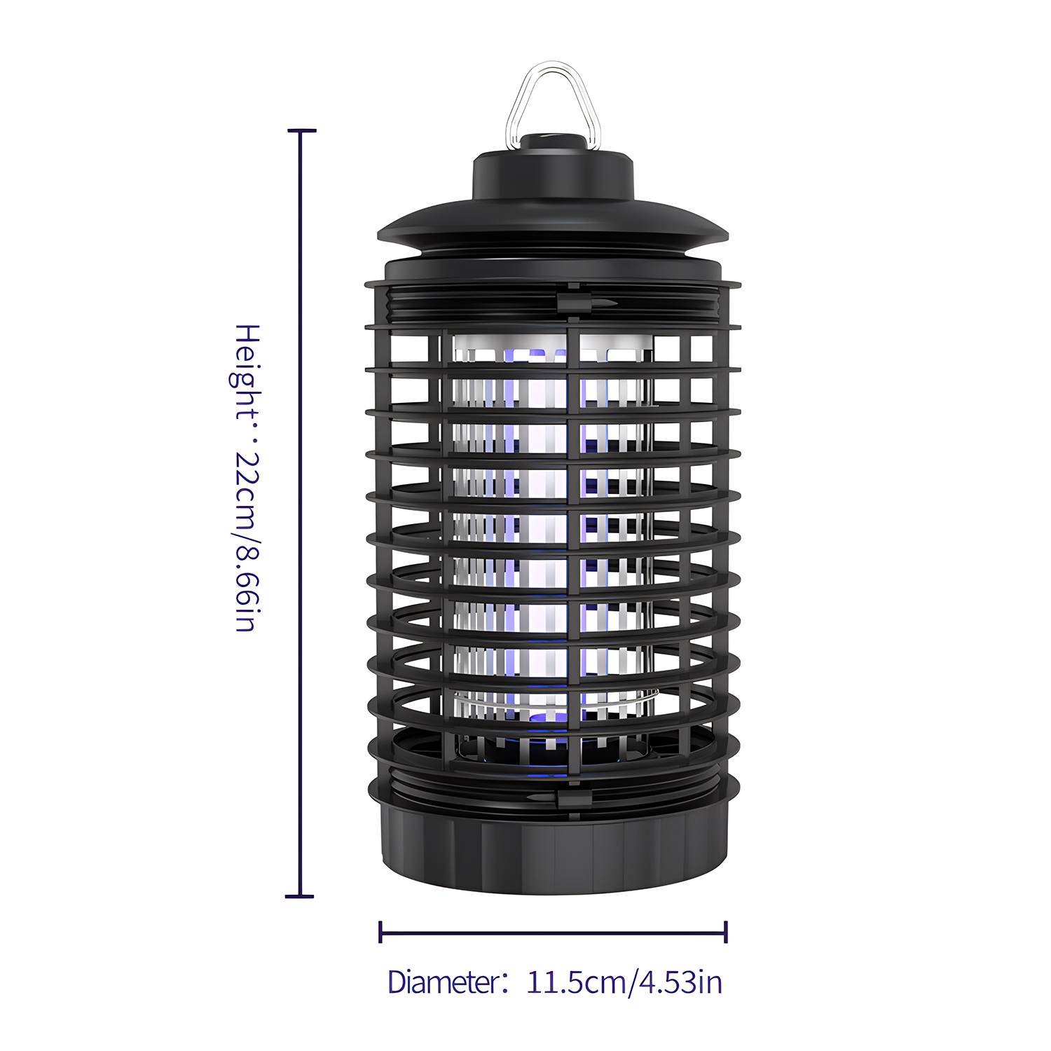 Led Mosquito Killer Lamp Purple Light Lure Hanging Type 6