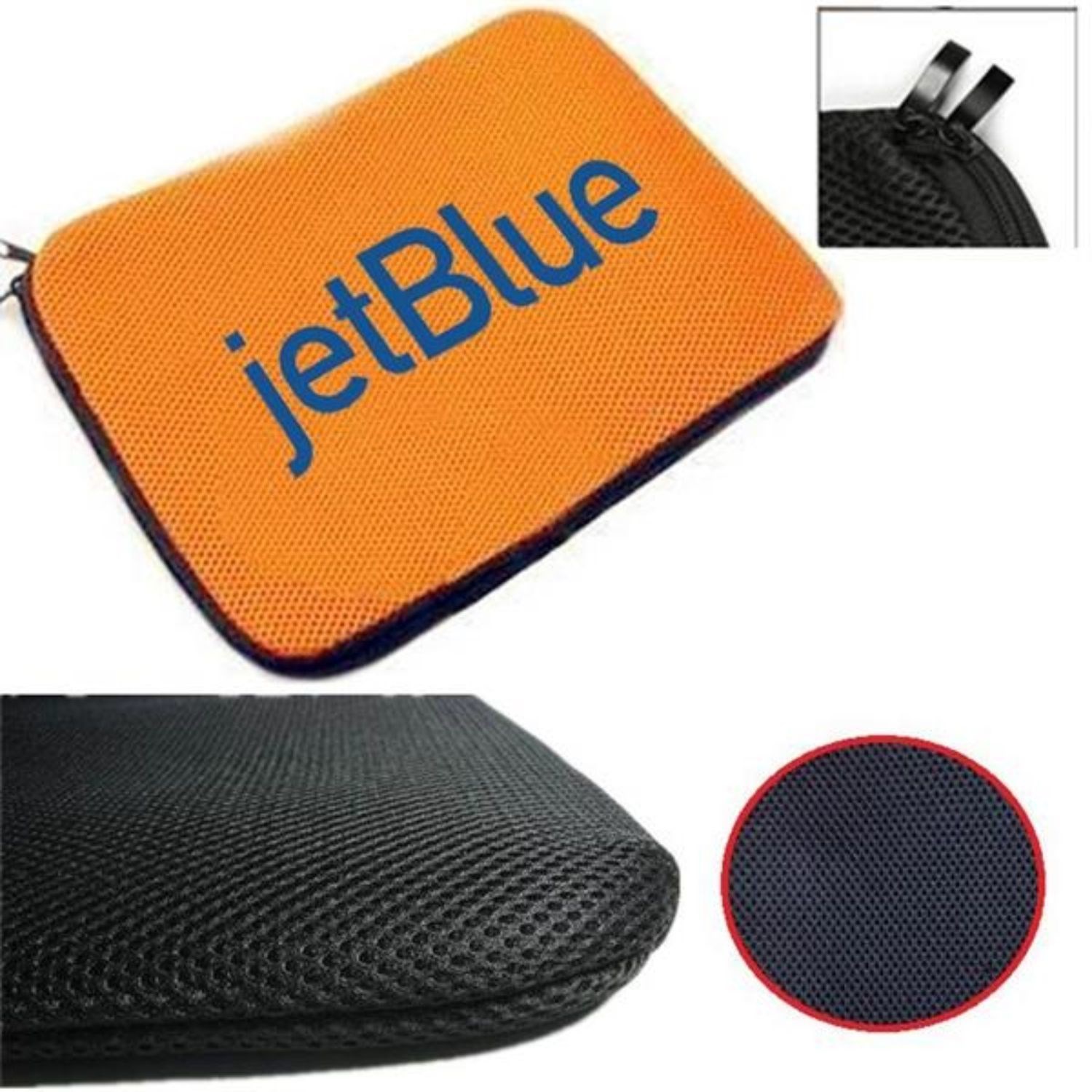 Grid Fabric Laptop Sleeve w/ Double Zipper & Soft Interior 3