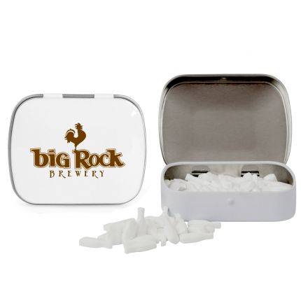 Domed Tin with Bottle Shaped Mints 6