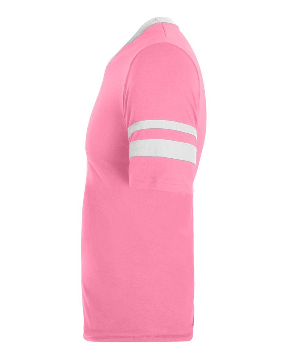 V-Neck Jersey with Striped Sleeves - 360 65