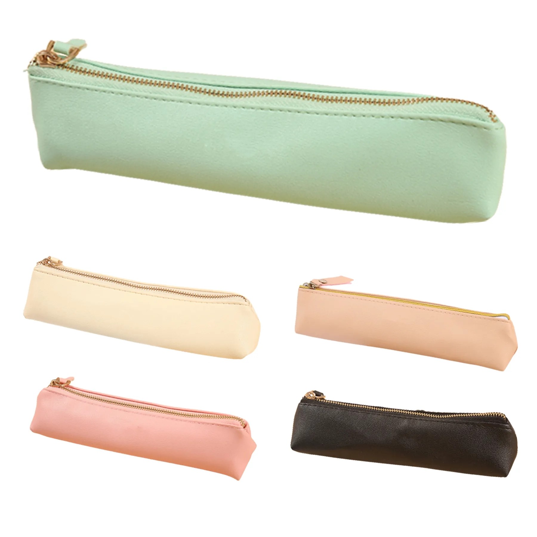 Pu Waterproof Student Portable Pencil Pouch 3
