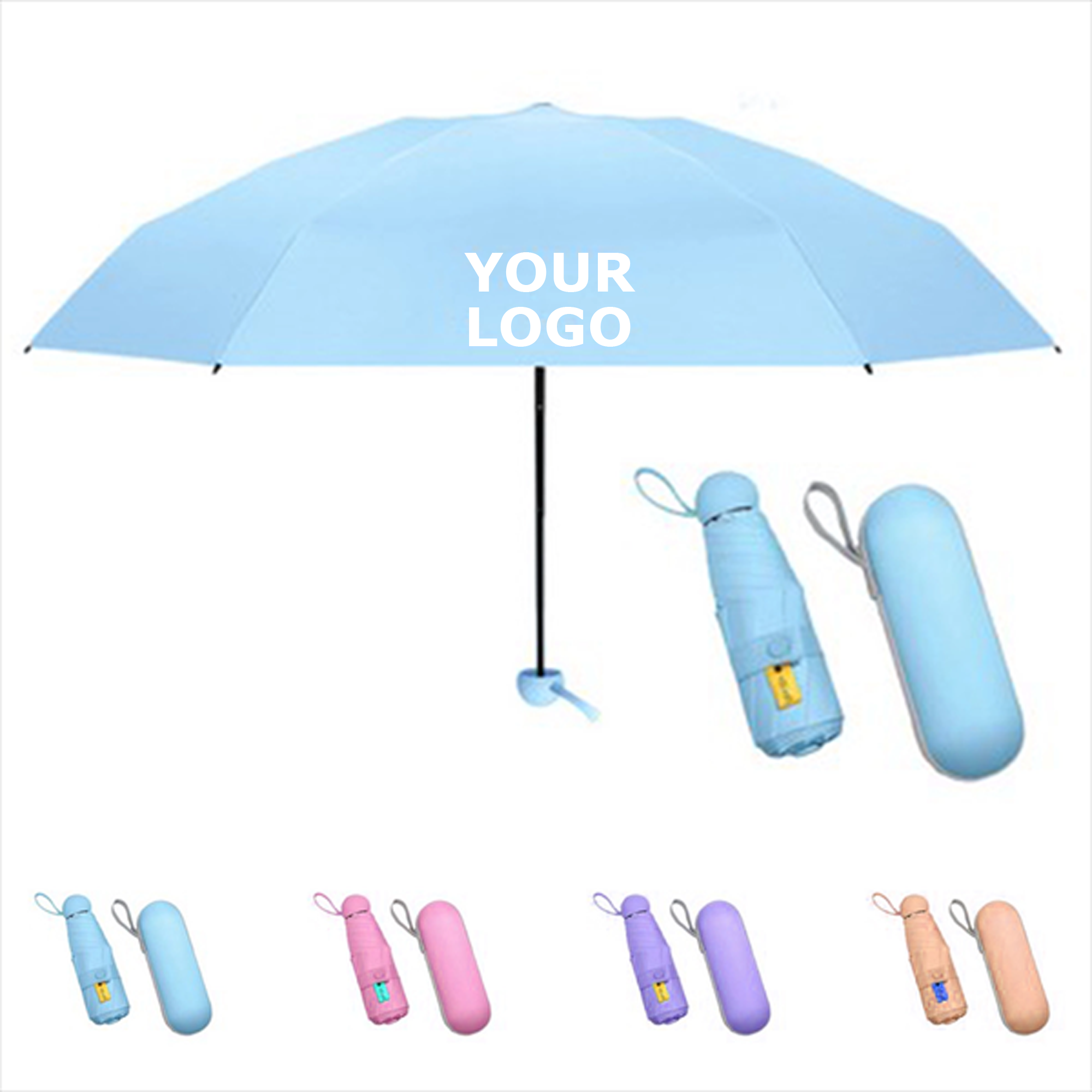 Mini Windproof Sun & Rain Pocket Umbrella 2